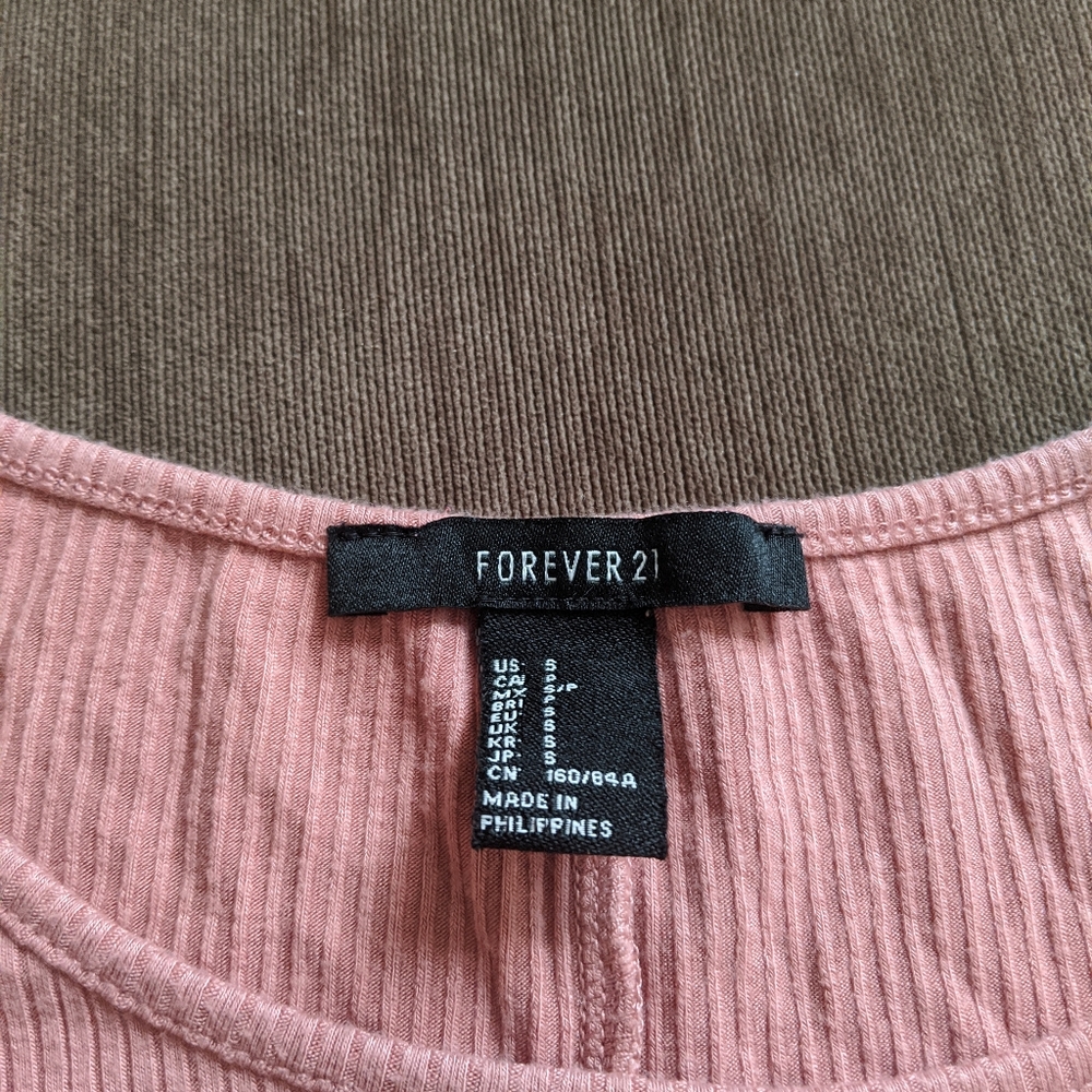 Light pink t-shirt dress